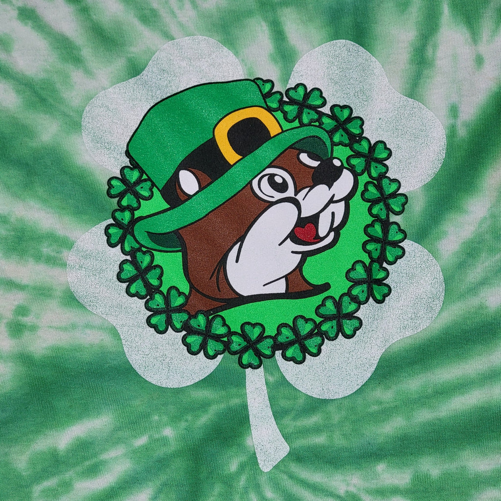 Buc-ee's Tie-dye St. Patrick's Day Tee "Shamrockin' With My Gnomies" - Size XL