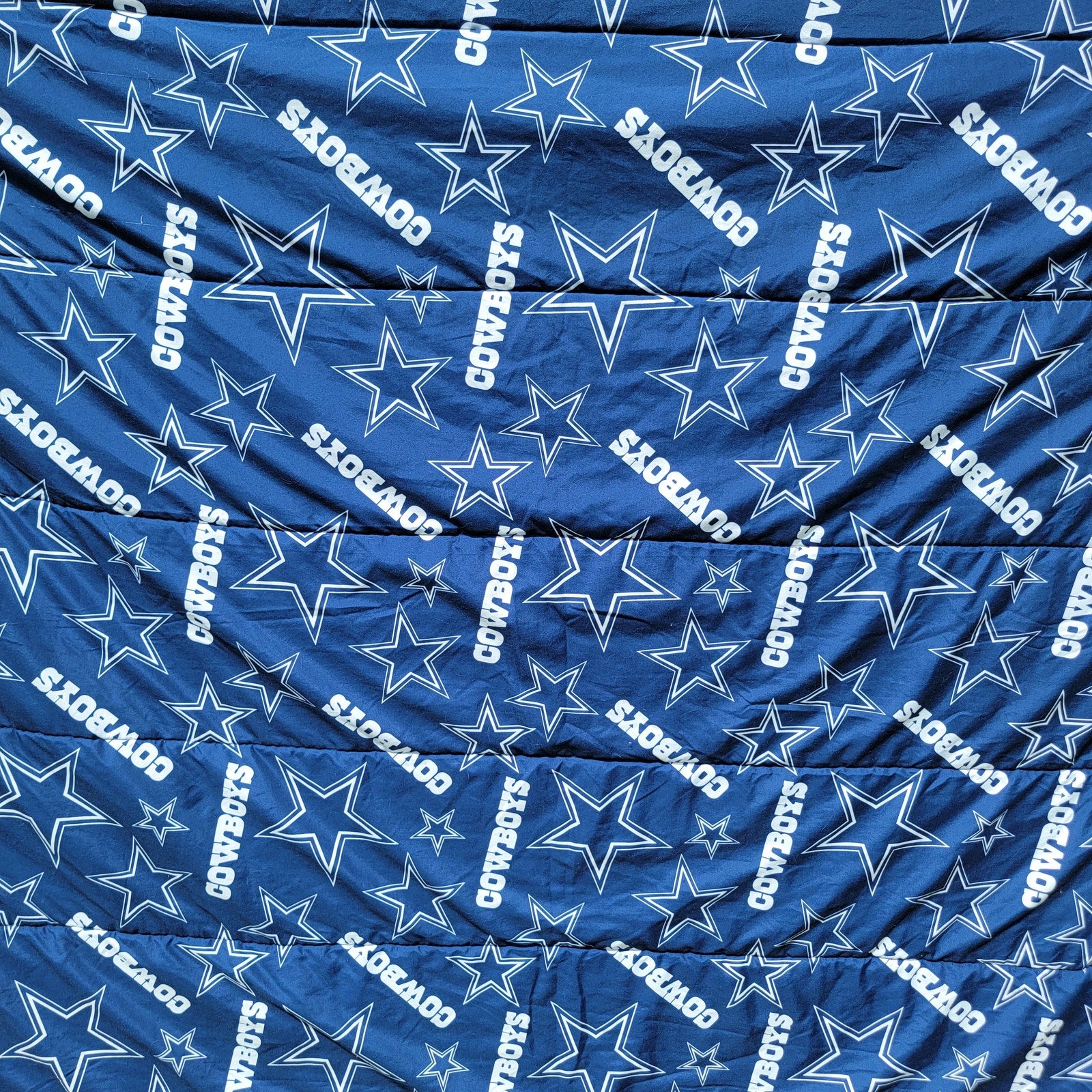 4Pc Dallas Cowboys Twin Size Comforter and Sheet Set + Throw