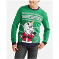 Jolly Sweaters Glitzy Unicorn Ugly Sweater w/ Sequin & Jewels - Size Medium