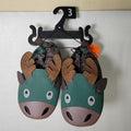 Wonder Nation Infant Moose Slippers - Size 3 NWT