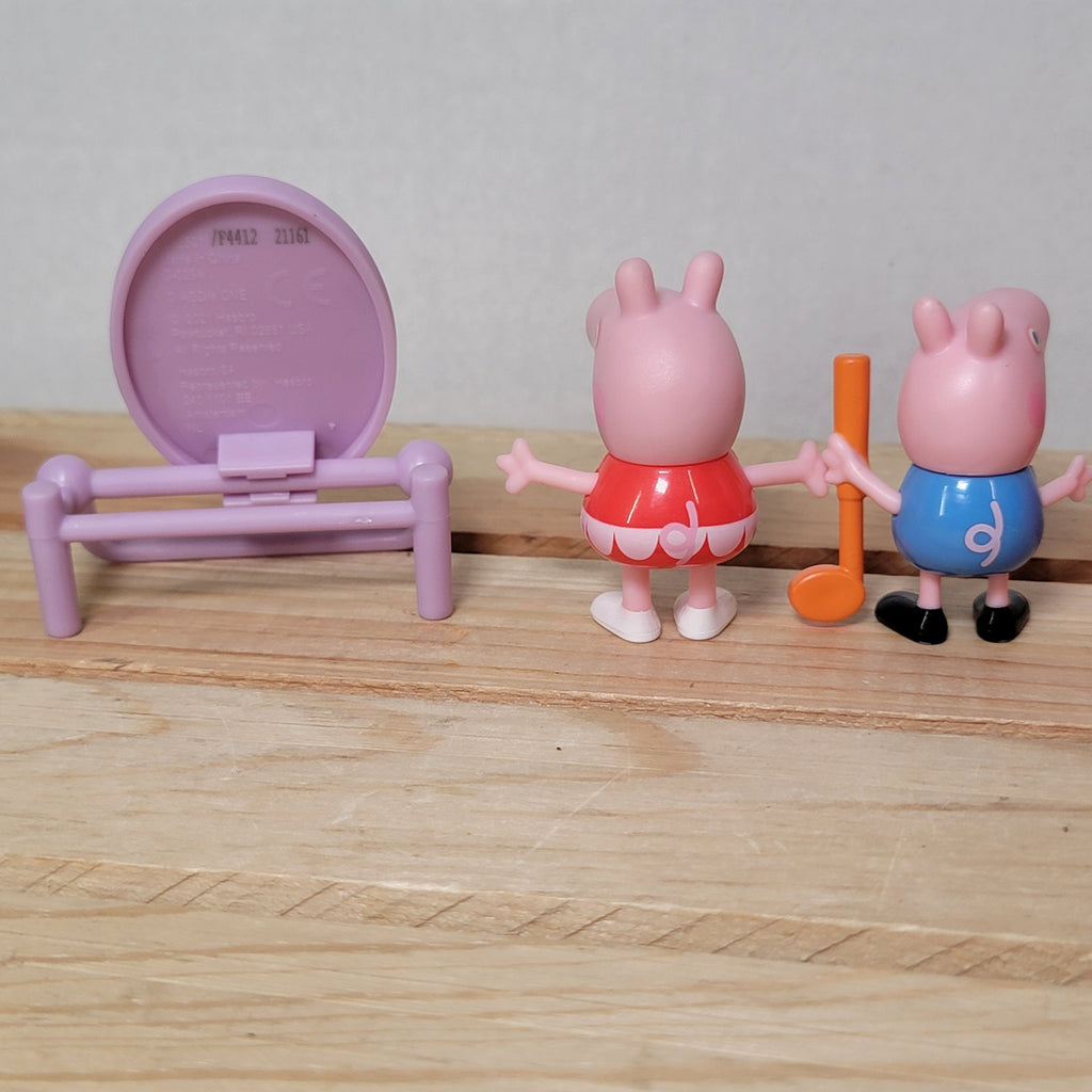5 Pc Peppa Pig Playset: Peppa At the Fairground and Ballet