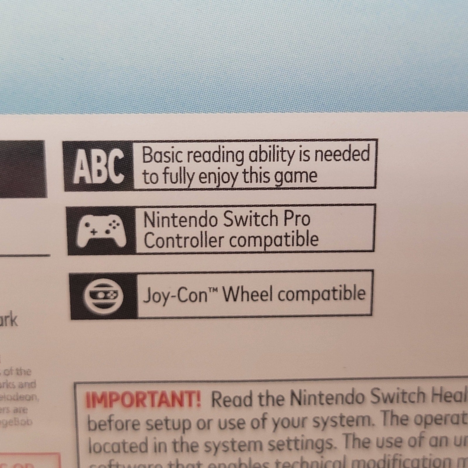 Nintendo Switch Game Nickelodeon Kart Racers