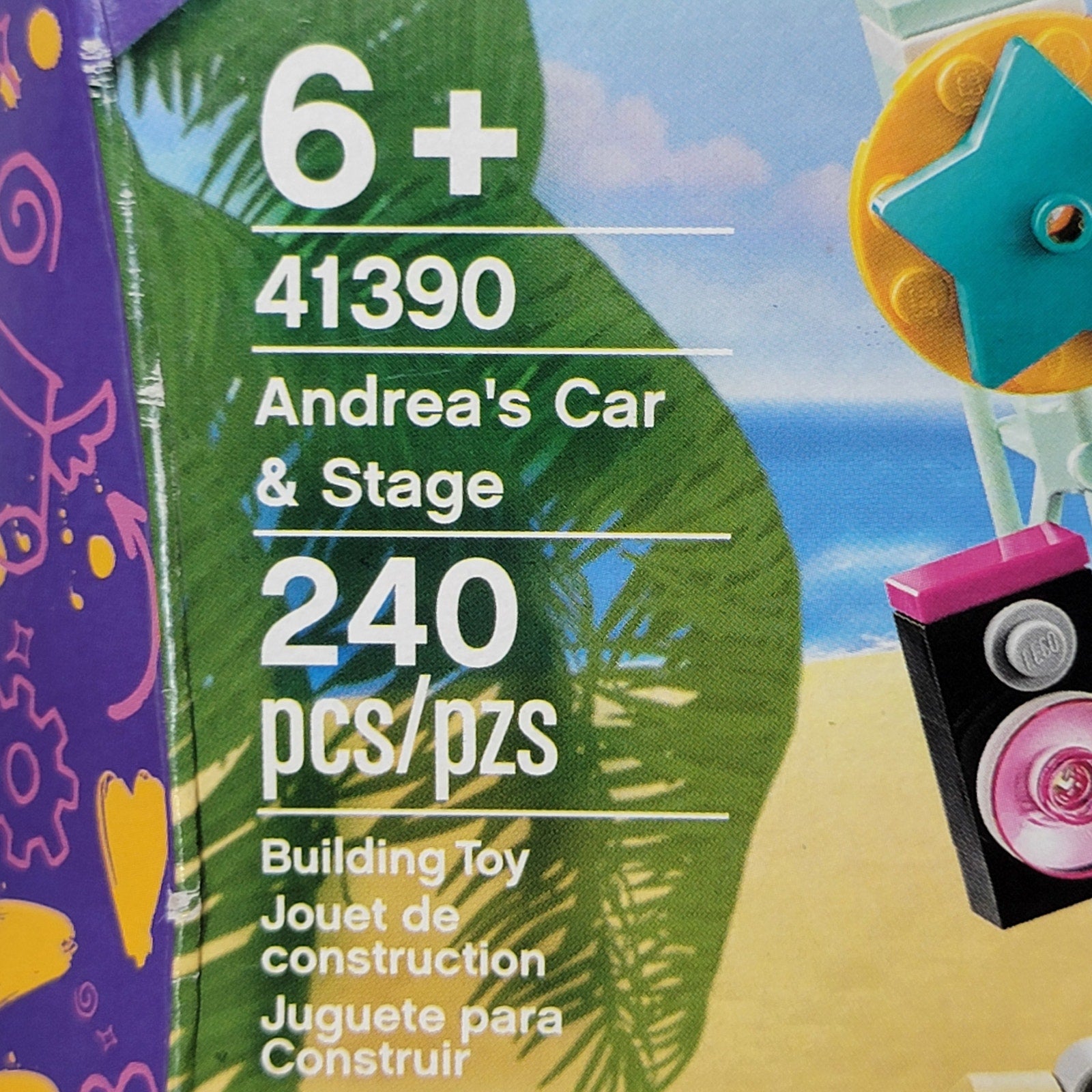 Lego Friends: Andrea's Car & Stage (240 pcs) - NEW / SEALED