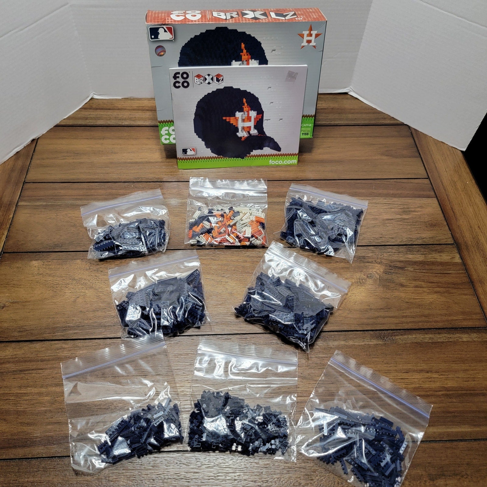 FOCO x MLB Houston Astros Baseball Hat / Helmet Brix