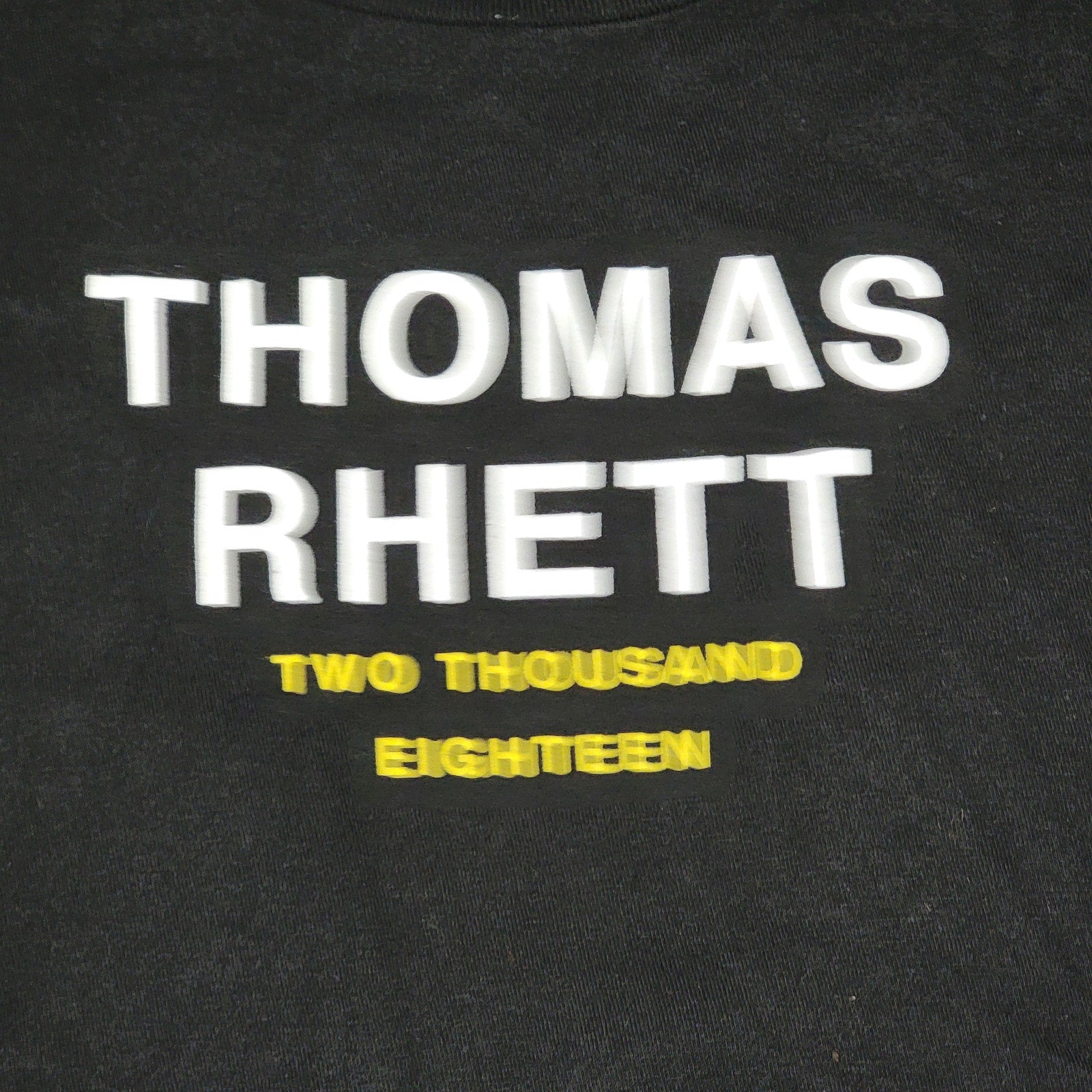 Thomas Rhett "Life Changes" Tour 2018 Unisex Tee - Size XL