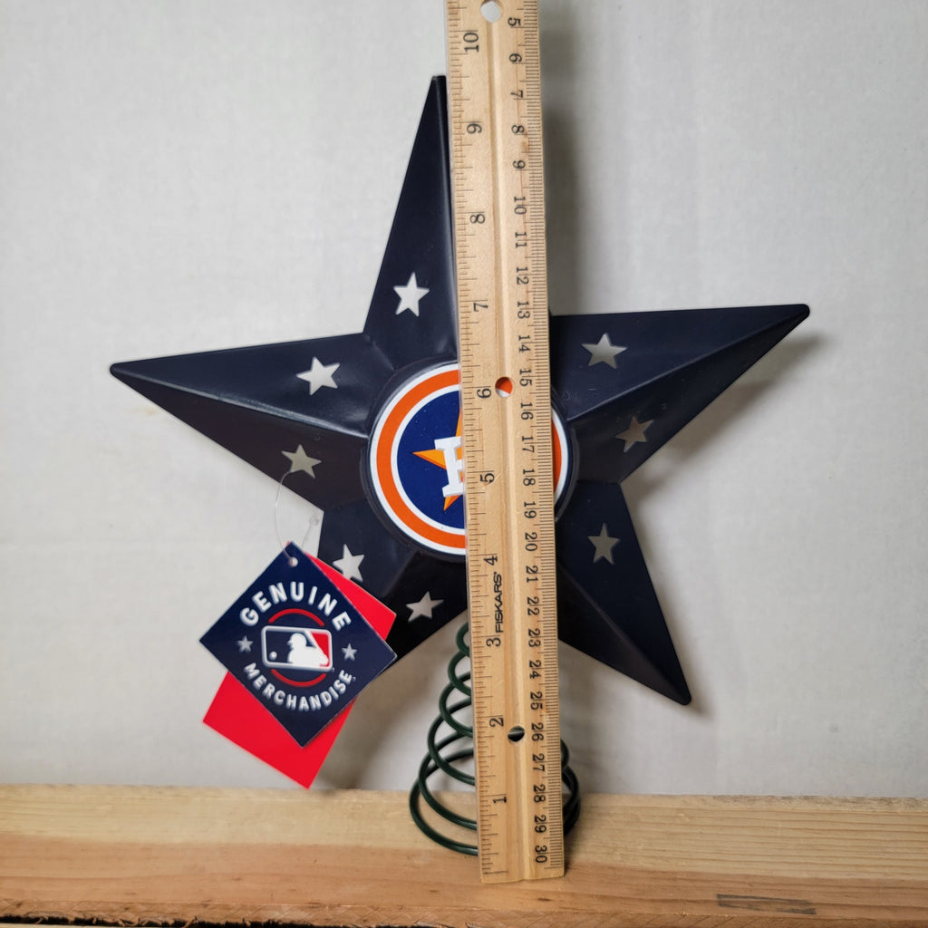 MLB Houston Astros Christmas Tree Star Topper - NWT