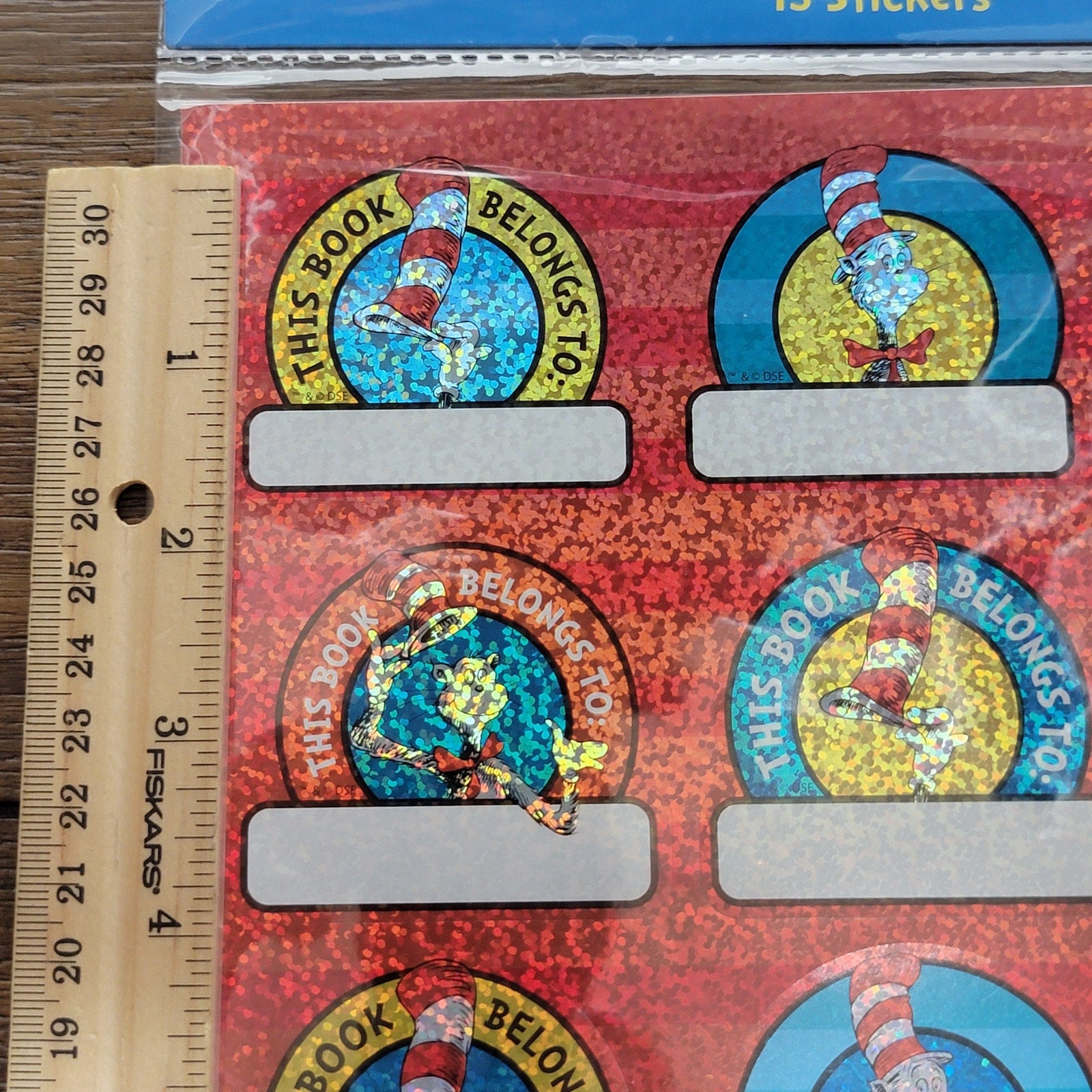Set of 3 Dr. Seuss Stickers Sets NEW / SEALED