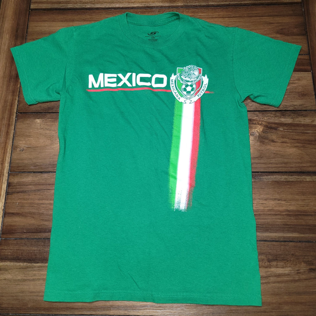Simply For Sports Green Unisex Tee "Mexicana Futbol" - Size Small
