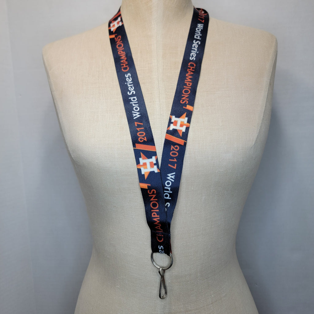 Set of 2 Houston Astros World Series Lanyards: 2017 & 2018