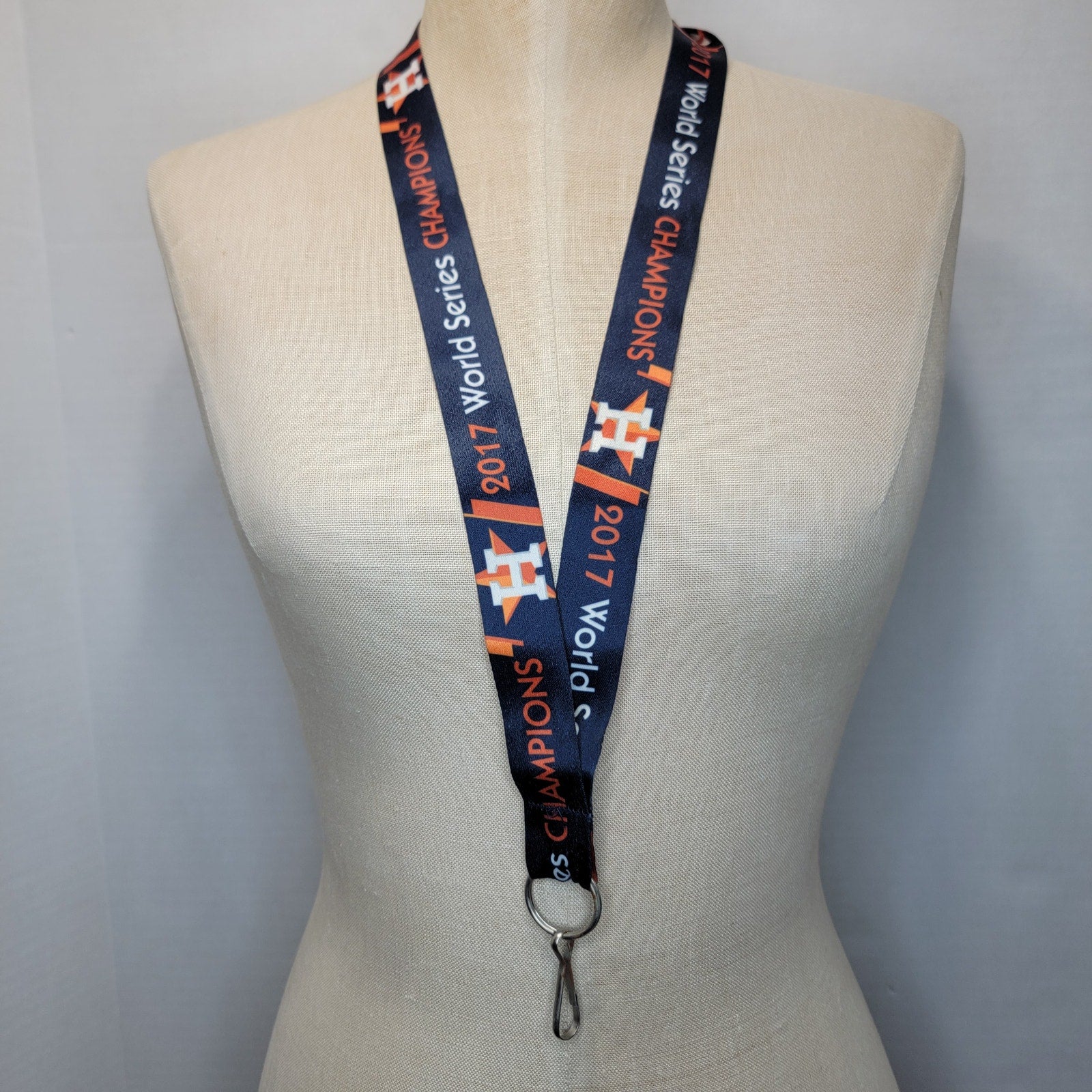 Set of 2 Houston Astros World Series Lanyards: 2017 & 2018