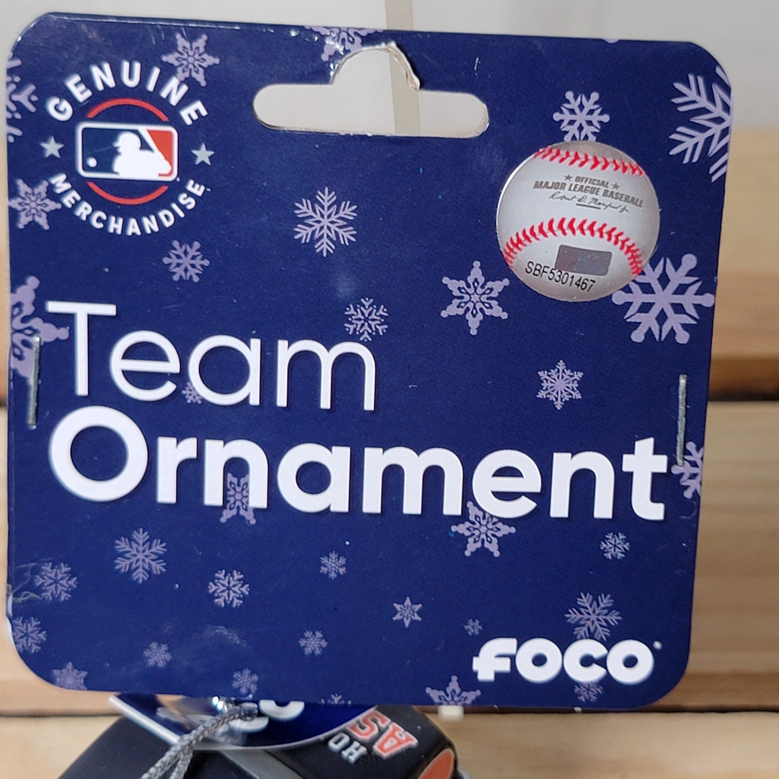 MLB Houston Astros Christmas Ornament Monster Truck w/ Tree - NWT
