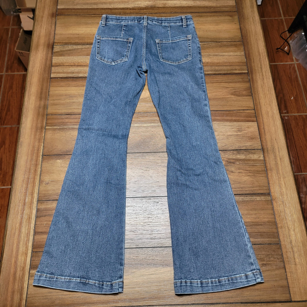 Art Class Girls Flared Denim Jeans - Size 16