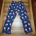 Peanuts Dark Blue Christmas Lounge PJ Pants Snoopy & Charlie Brown - Size Small