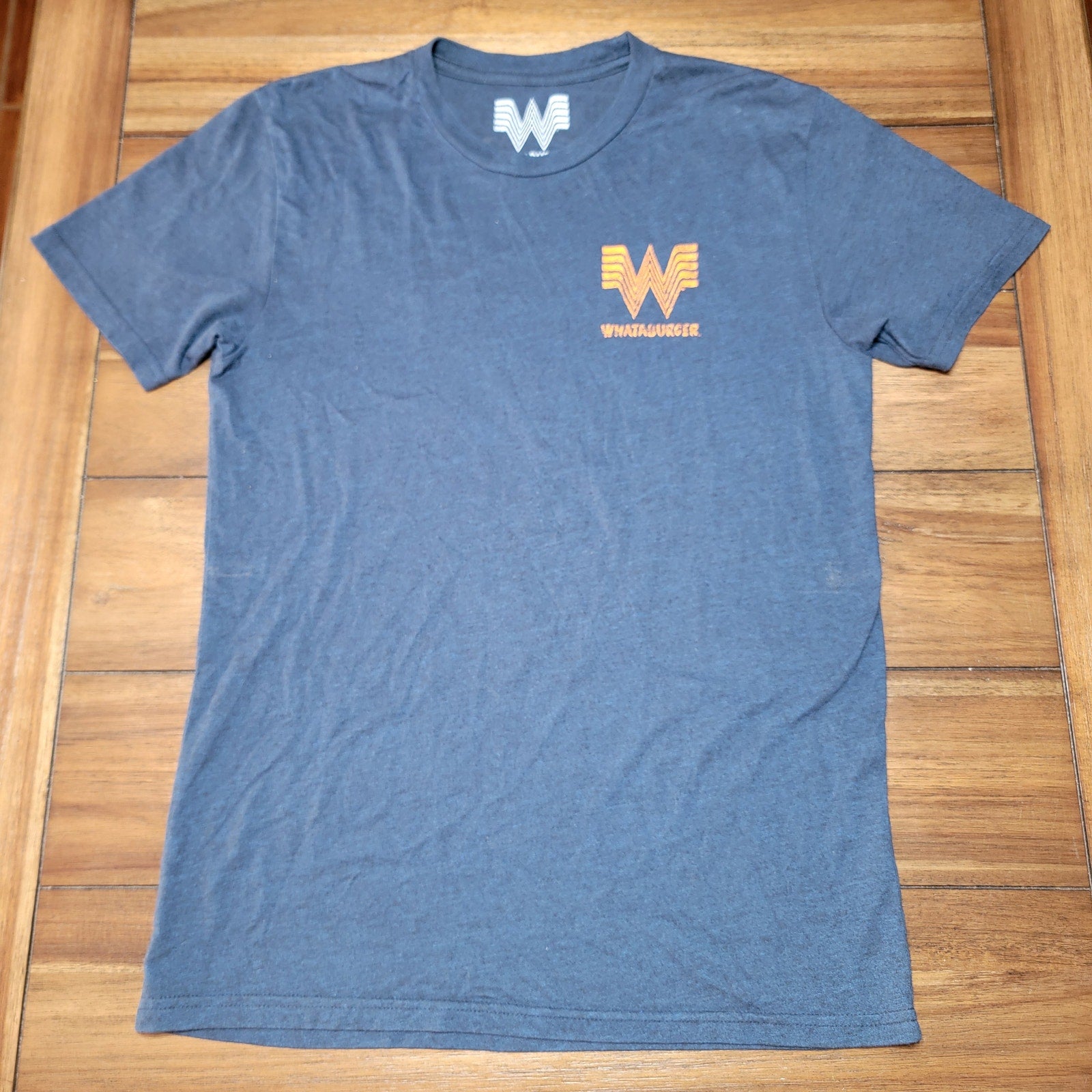 Whataburger Dark Blue Unisex Tee Restaurant "Just Like You Like It" -Size Medium