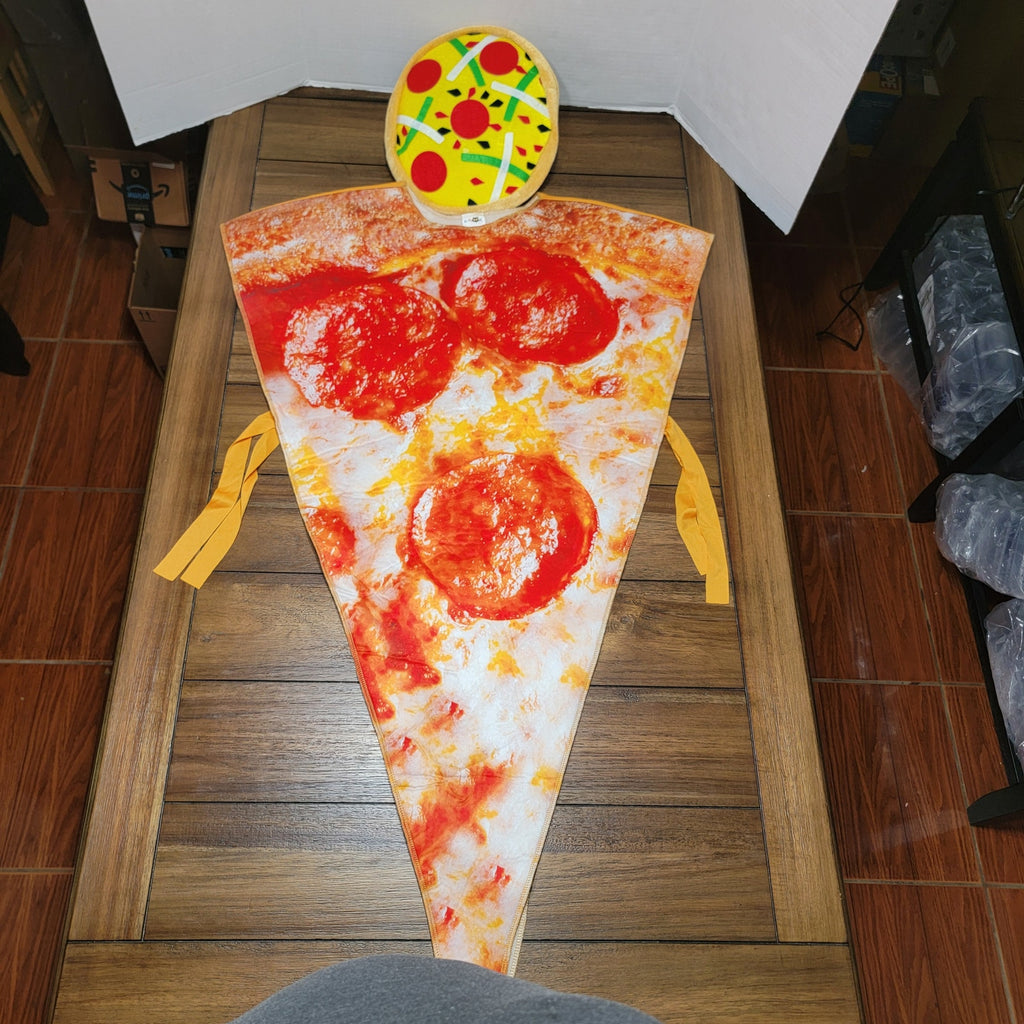 Era Spooky Slice Pepperoni Pizza Costume w/ Hat - One Size