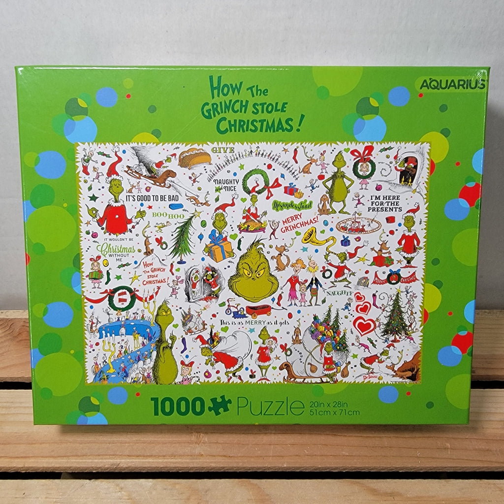 Dr. Seuss How The Grinch Stole Christmas 1000 Pc Puzzle