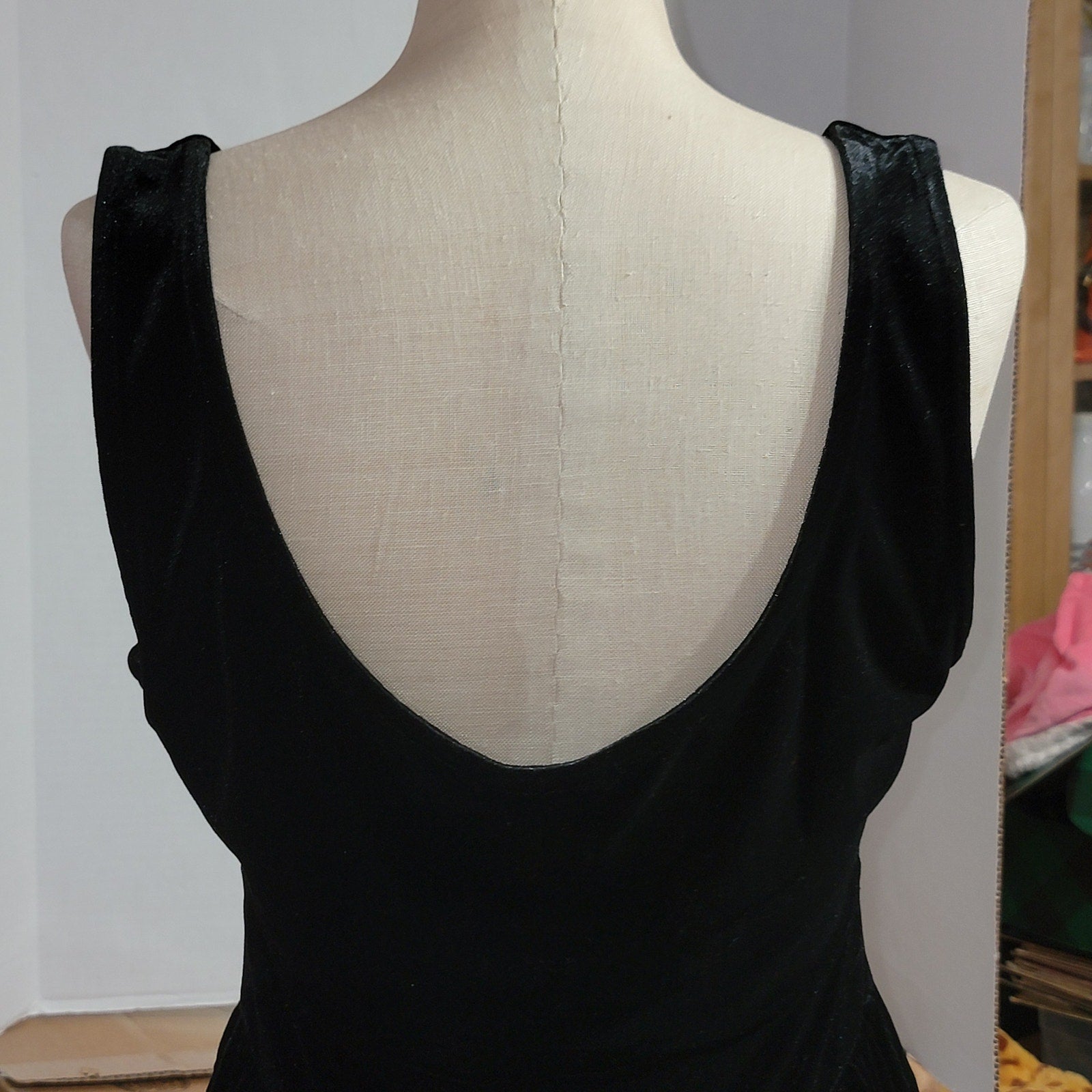Retro Chic by Torrid Black Velvet Dress - Size 0