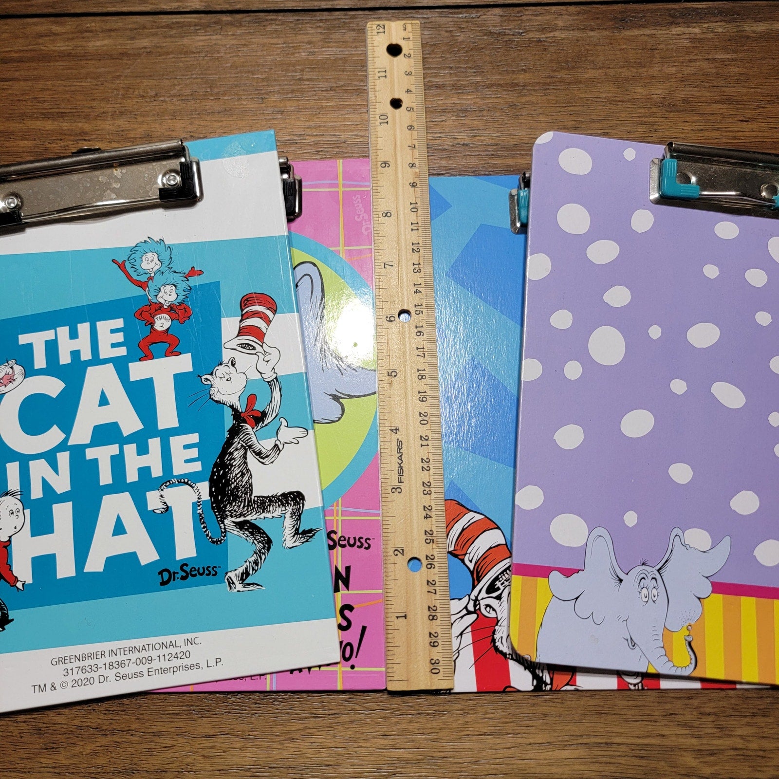 Set of 5 Mini Dr. Seuss Clipboards