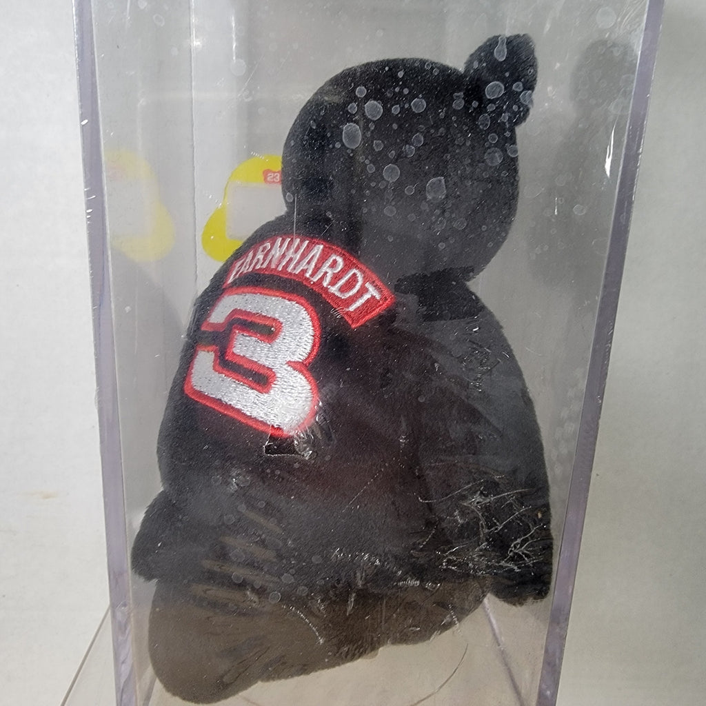 VTG Gold N Bears Plush Dale Earnhardt Sr #3 Bear in Display Case - NEW / SEALED