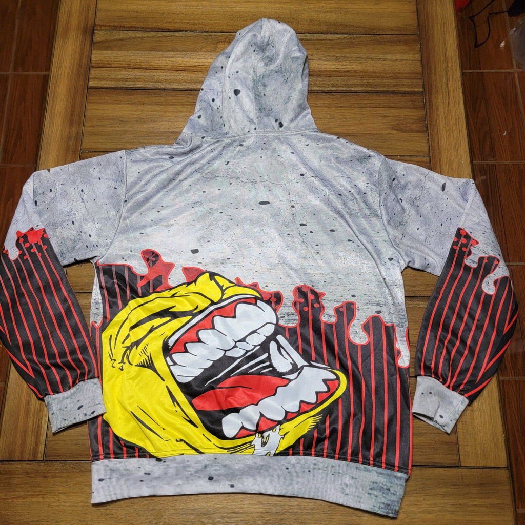 Unbranded Unisex LS Hoodie "Softball Rules" - Size Medium