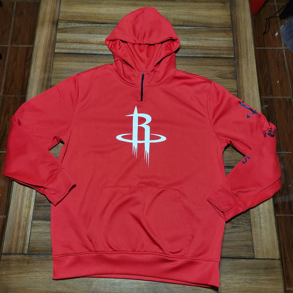 UNK x NBA Red LS Unisex Hoodie Houston Rockets - Size Large