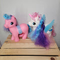 Set of 2 Large Wonder Pony Land Unicorns, 1 Set of Wings
