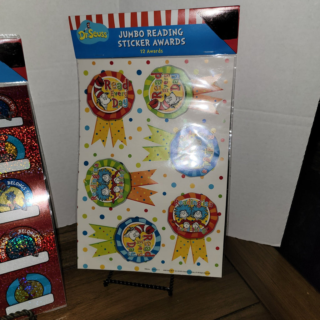 Set of 3 Dr. Seuss Stickers Sets NEW / SEALED