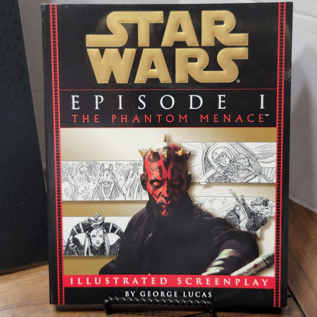 VINTAGE Set of 3 BOOKS Star Wars Episode I The Phantom Menace: Screenplay + More