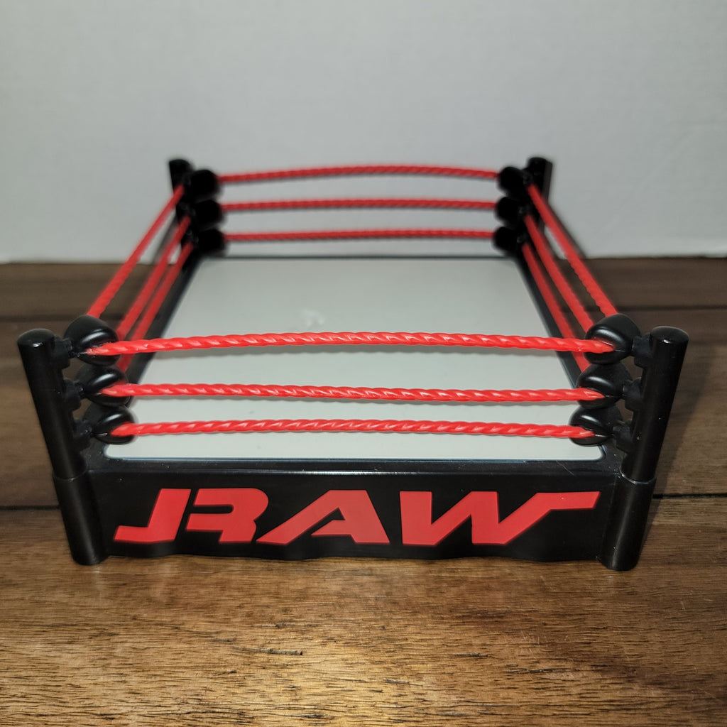 Set of 5 Funko POP! WWE RAW Wrestling Ring and 4 Vinyl Figures