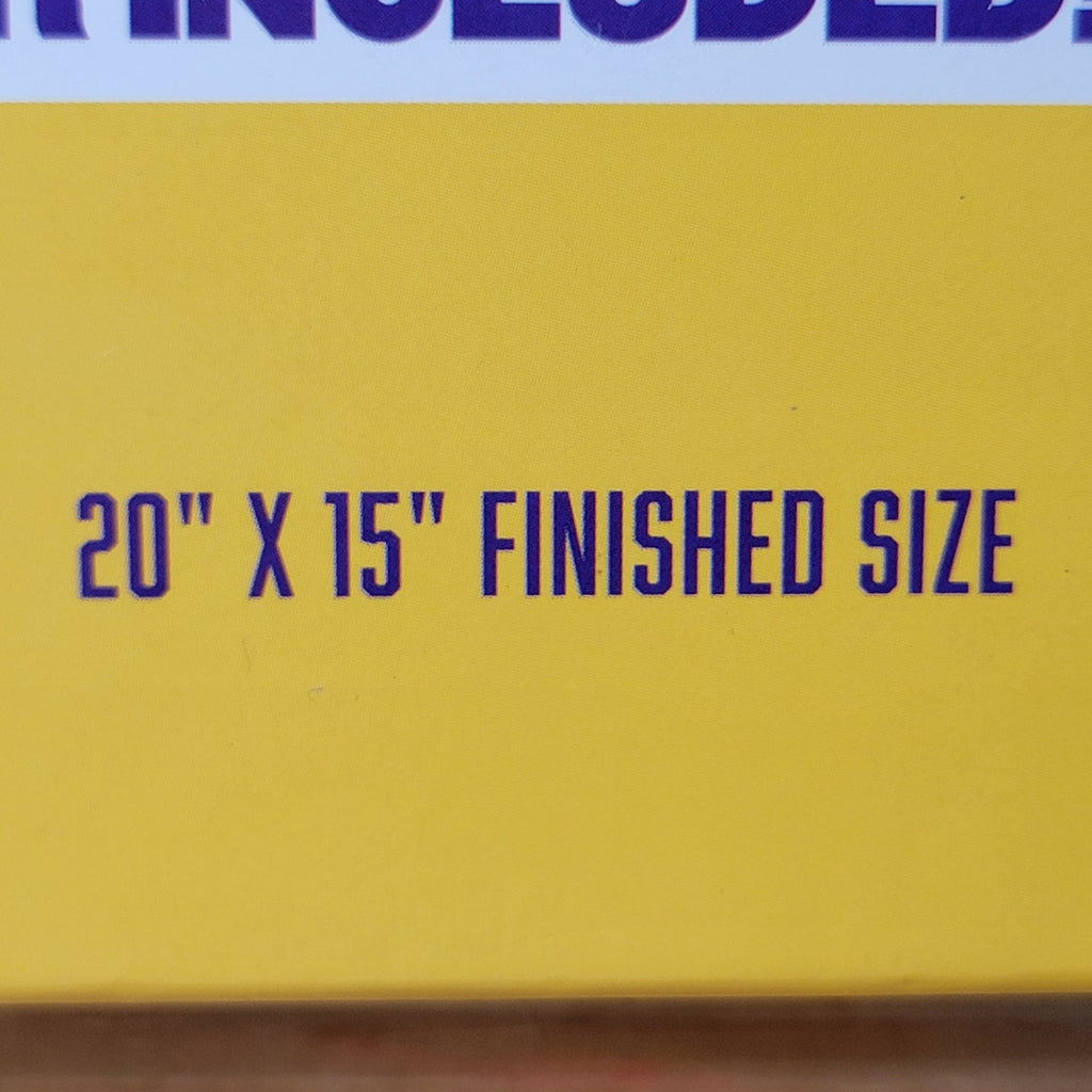 LSU Tigers 500 Pc Puzzle + Bonus Poster "A Real Nailbiter"