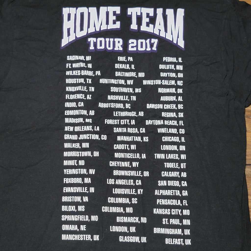 Thomas Rhett "Home Team" Tour 2017 Black Unisex Tee - Size Large