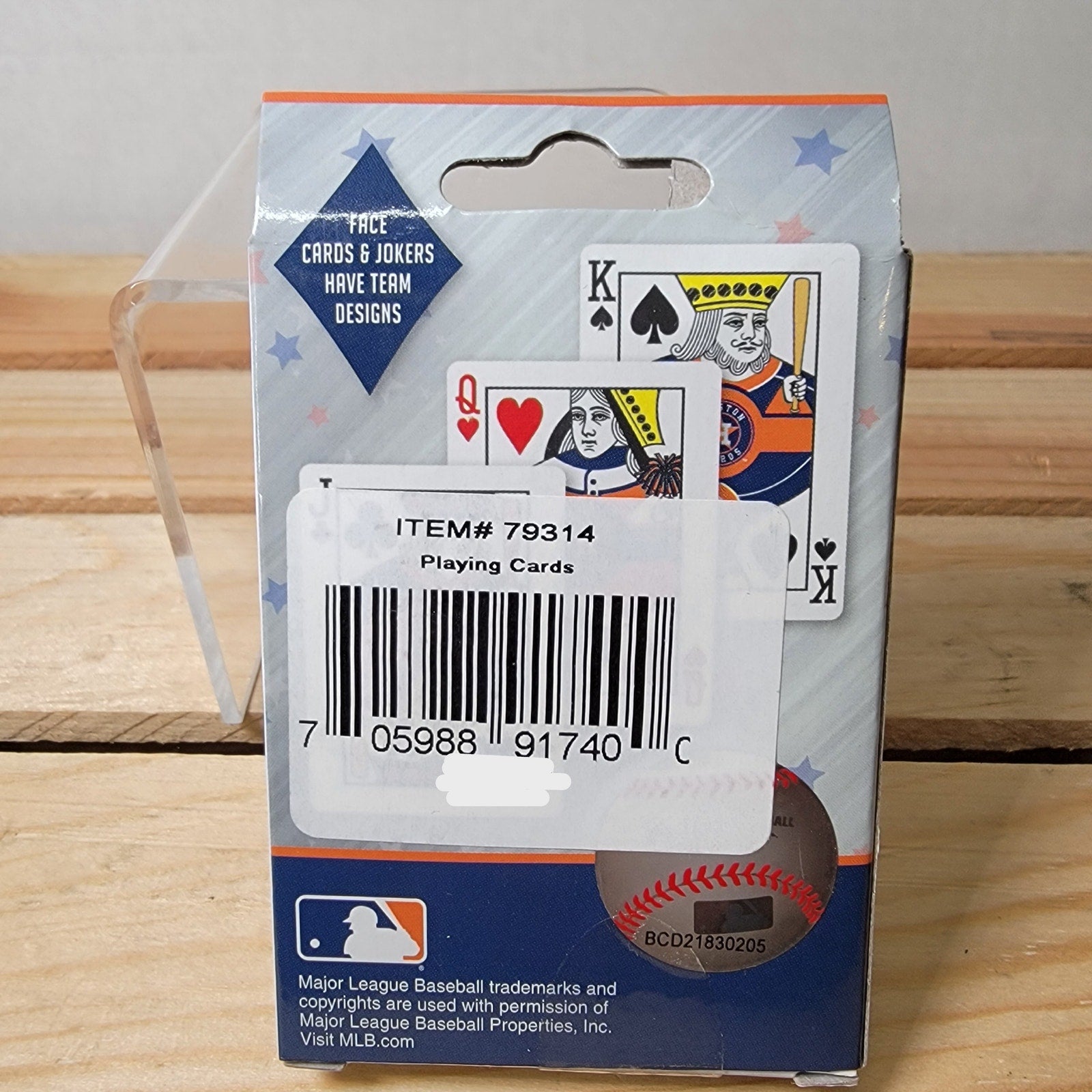MLB Houston Astros Standard Playing Cards - NEW