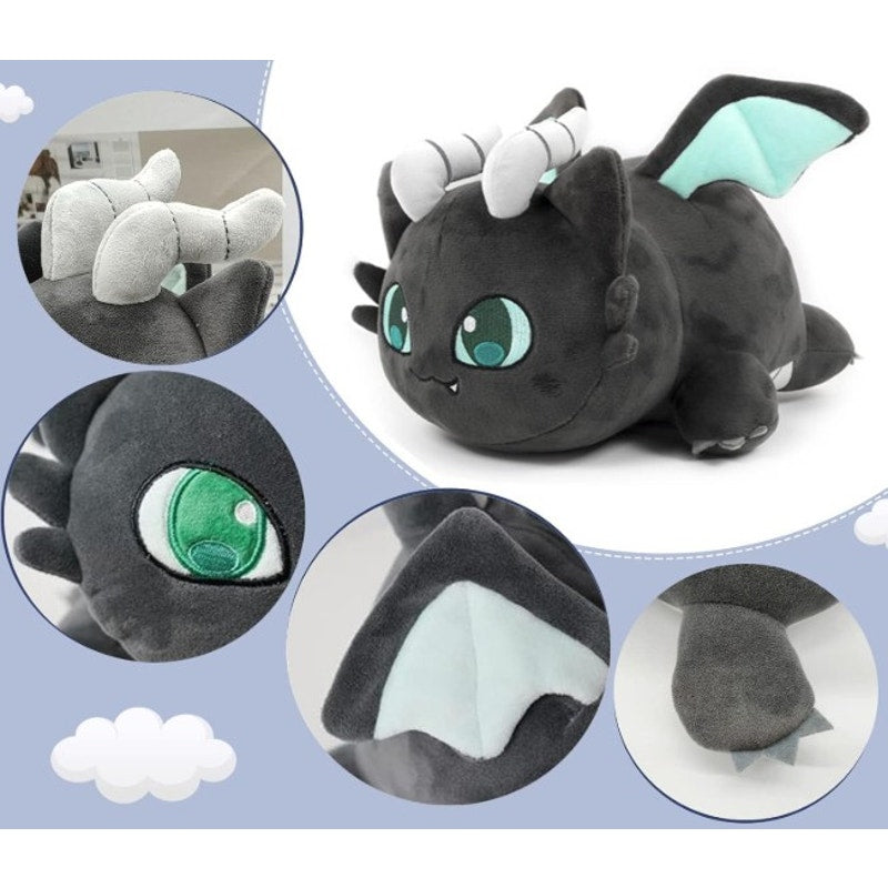 Aphmau MeeMeows Black Dragon Cat Plush