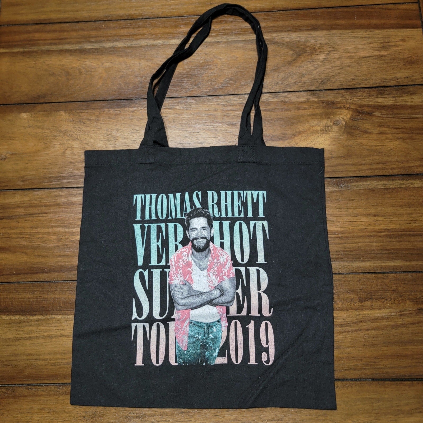 Thomas Rhett "Very Hot Summer" Tour 2019 Black Cloth Tote