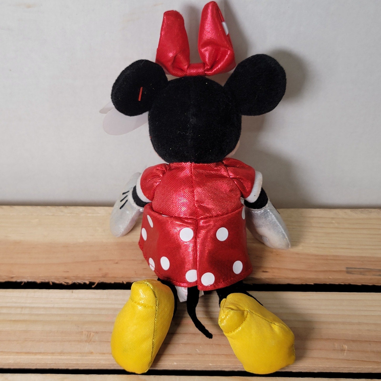 TY x Disney Sparkle Minnie Mouse Plush Doll w/ Tag
