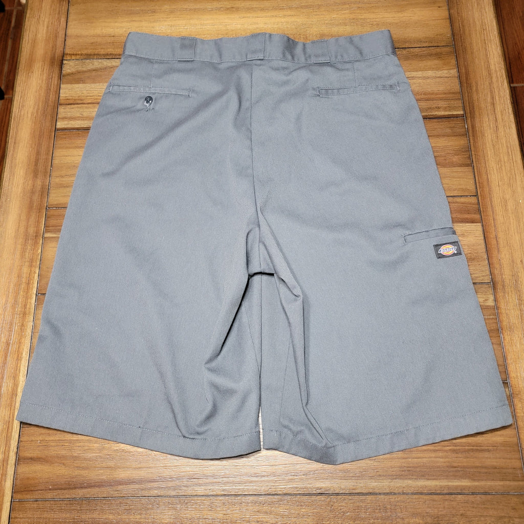 Dickies Dark Grey Loose Fit Cargo Shorts - Size 38