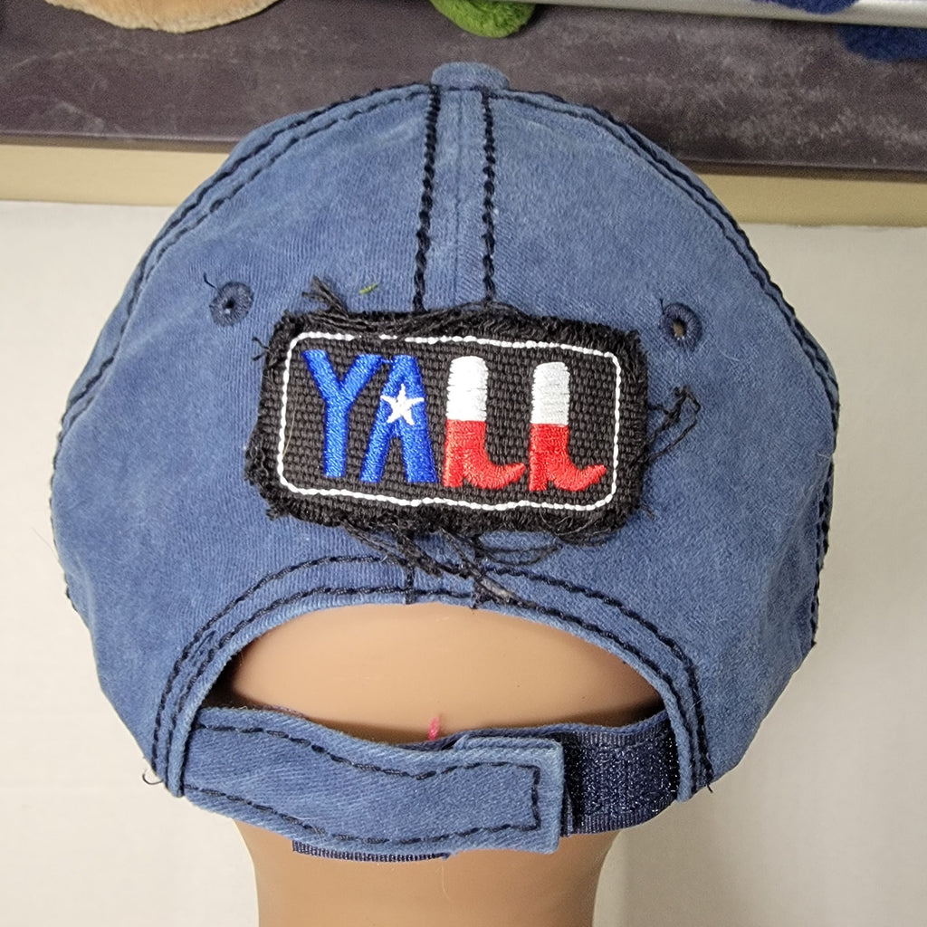 4350 District Dark Blue Ballcap "Yall" Texas Boots