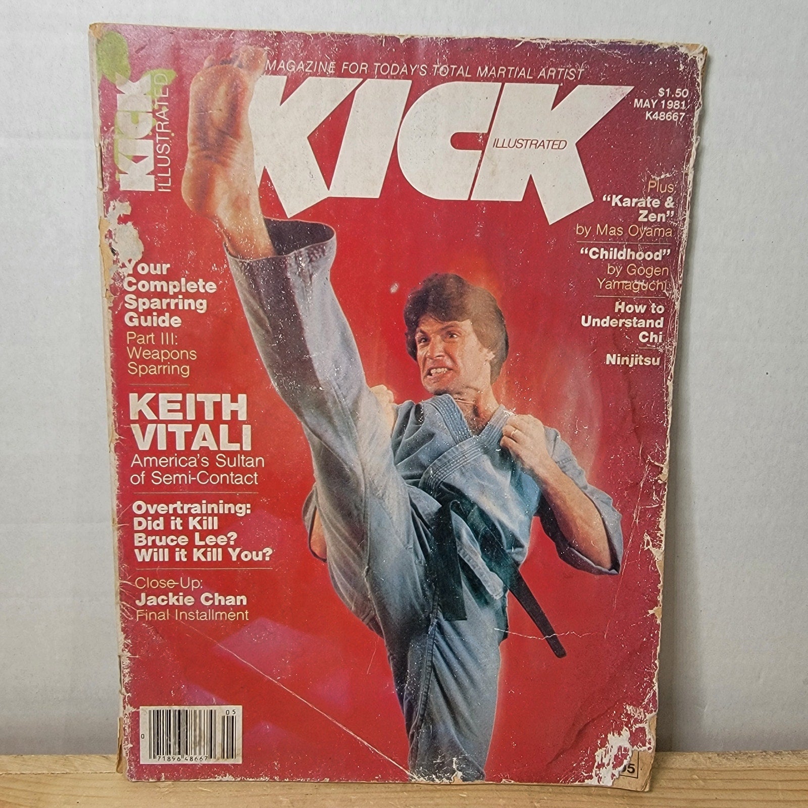 VINTAGE Kick Illustrated: Keith Vitali - May 1981