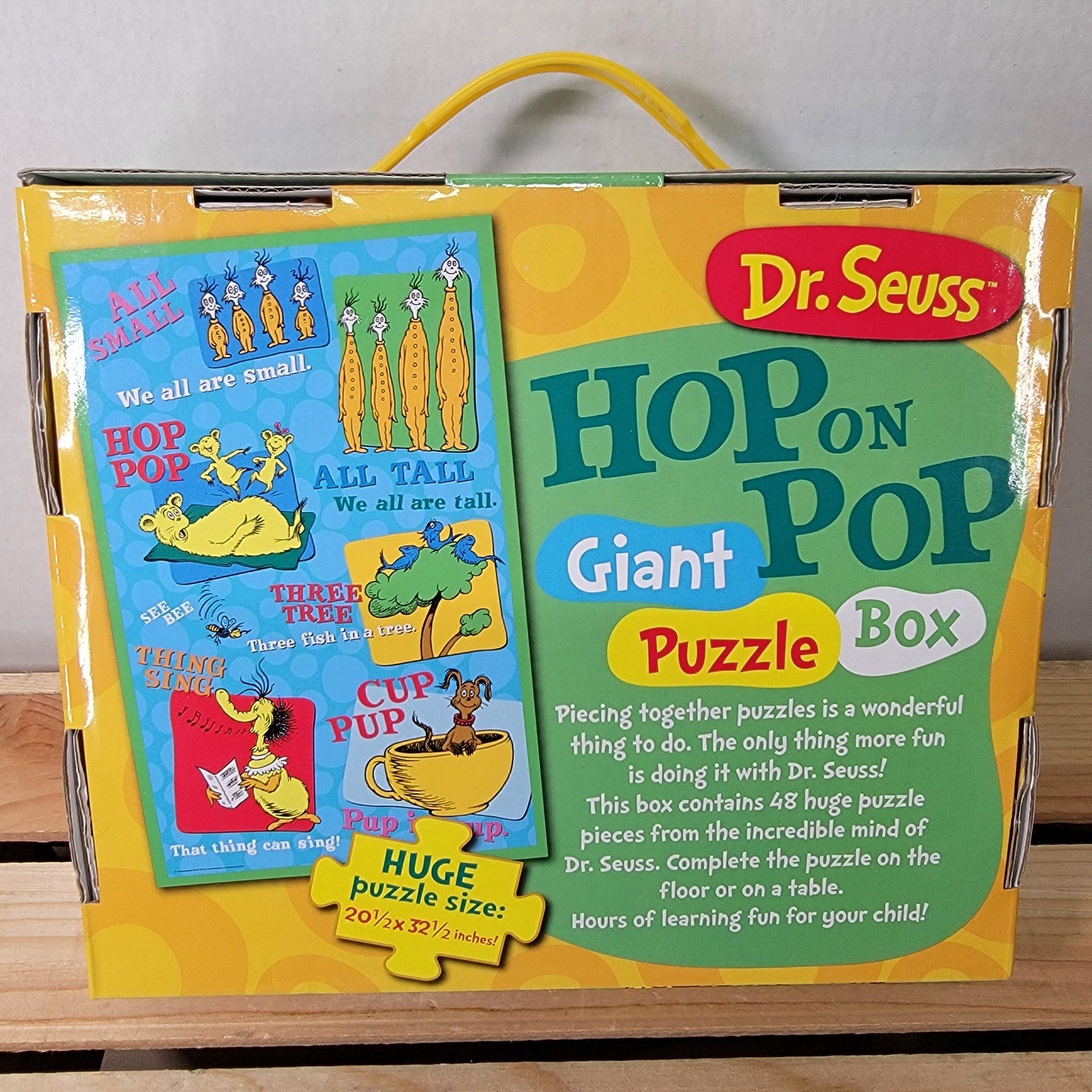 Dr. Seuss "Hop On Pop" Giant Floor Puzzle 48-Piece - NEW
