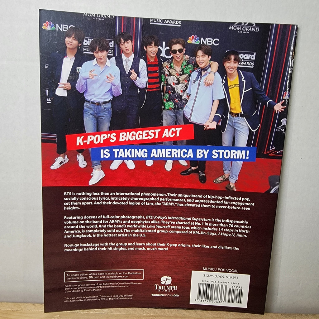 BOOK BTS K-Pop's International Superstars by Katie Sprinkel (paperback)