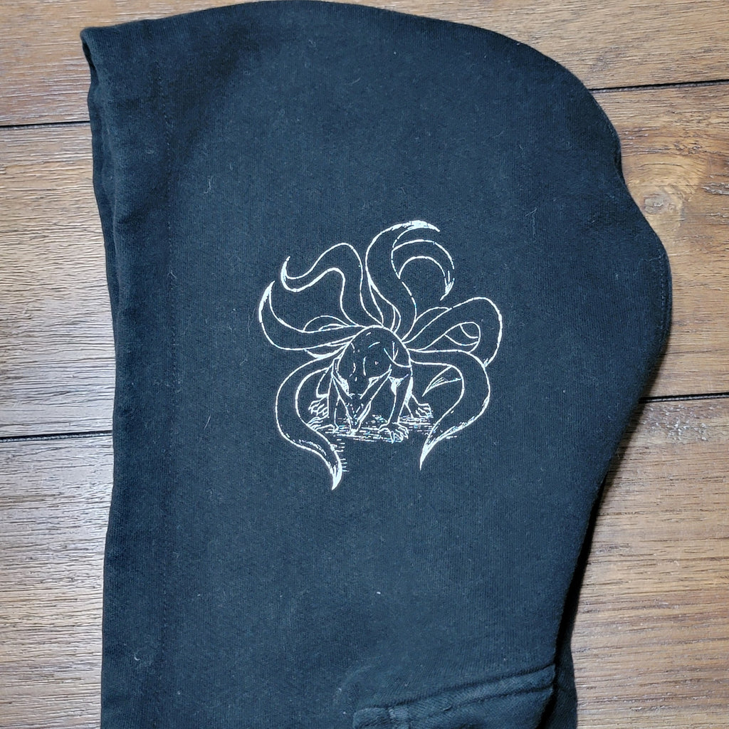 Naruto Shippuden Black Unisex Pullover Hoodie "Primitive" - Size Small