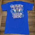 Buc-ee's Blue Unisex Tee "Freedom Ringing" - Size Small