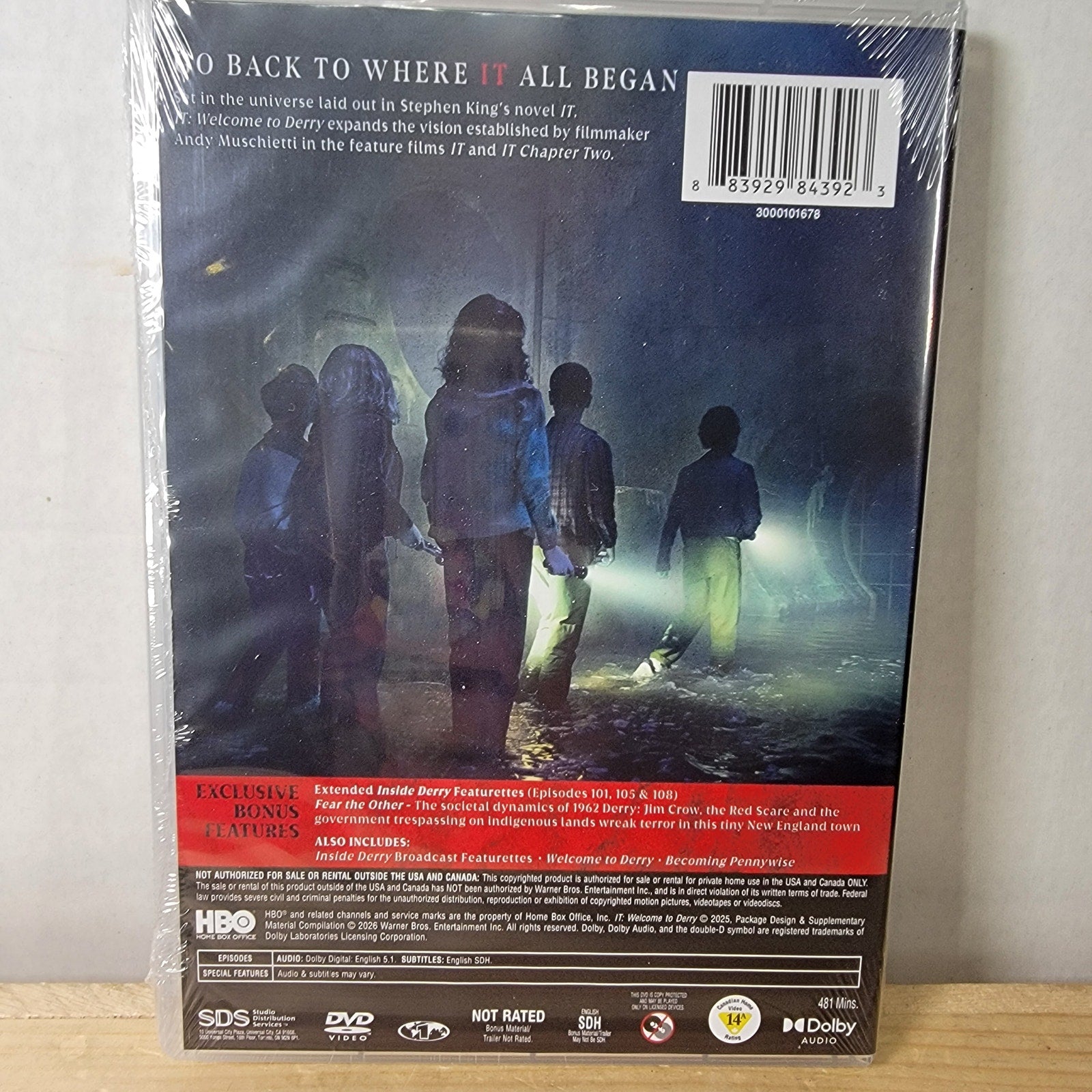 DVD IT: Welcome To Derry Complete First Season - NEW / SEALED