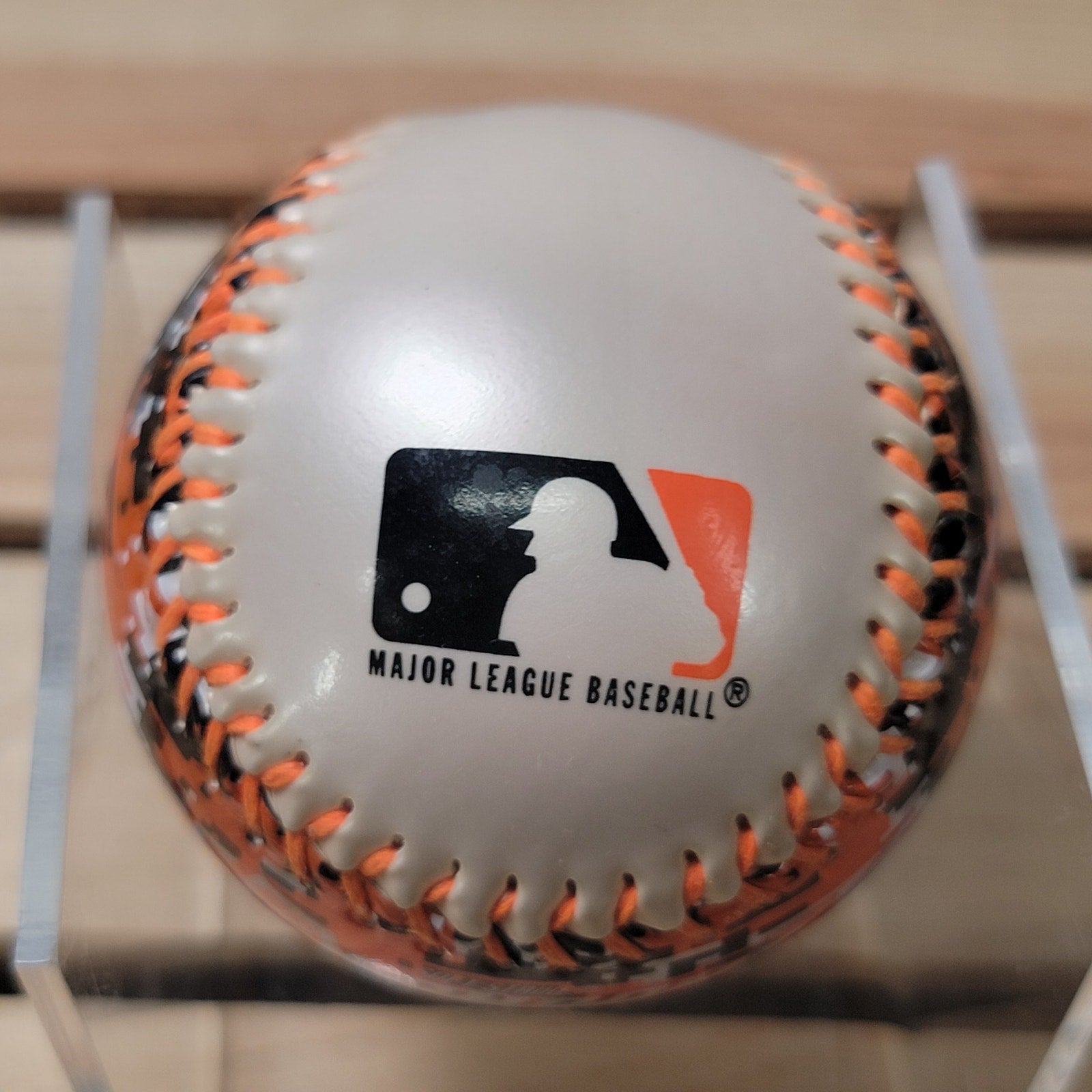 Franklin Soft Strike Orange & Black Camo Chrome Indoor / Outdoor Baseball