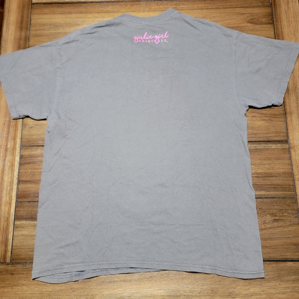 Girlie Girl Originals Tee "Harvesting Hope" Breast Cancer Awareness - Size Large