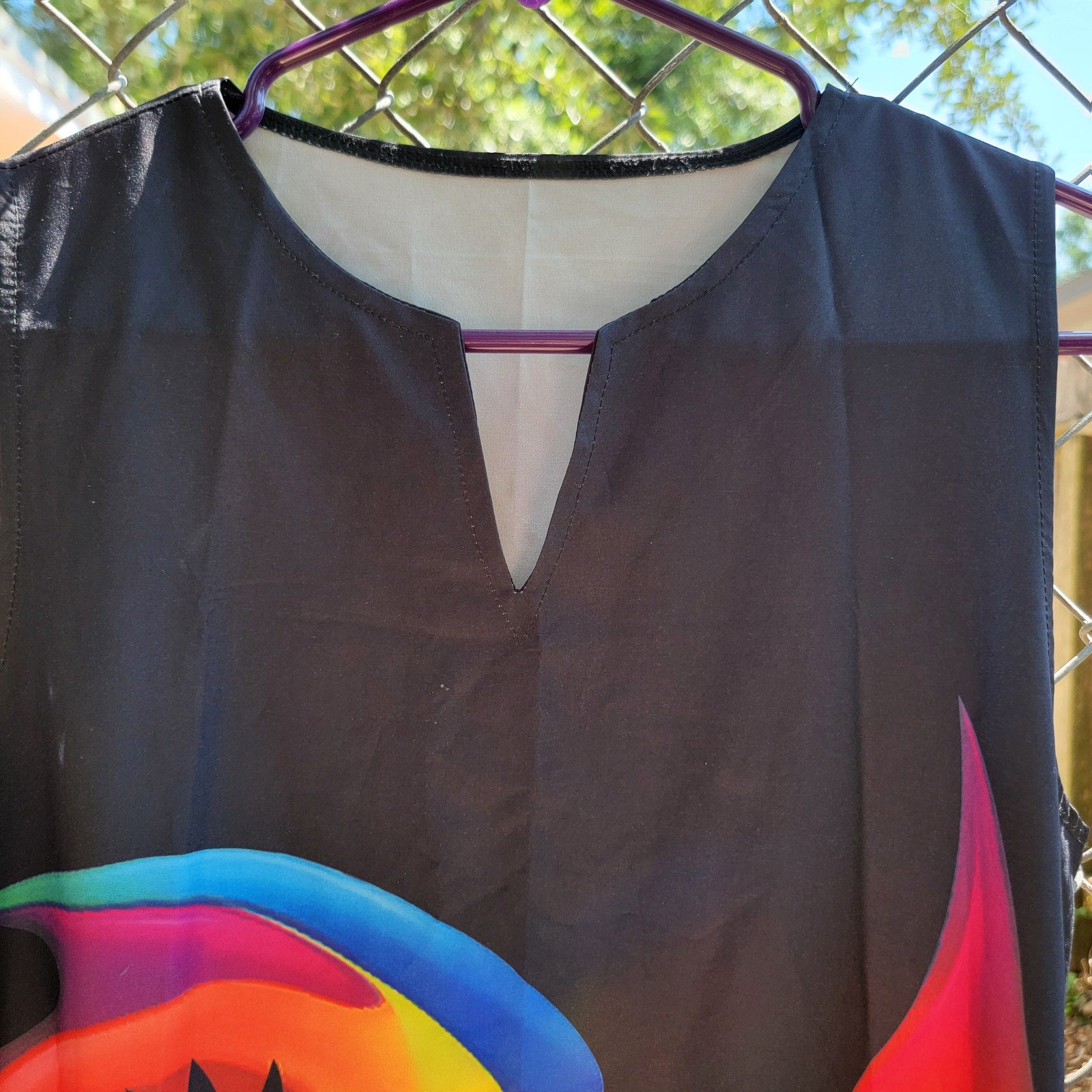 Unbranded Maxi Dress w/ Pockets and Painted Face - Size 2XL*