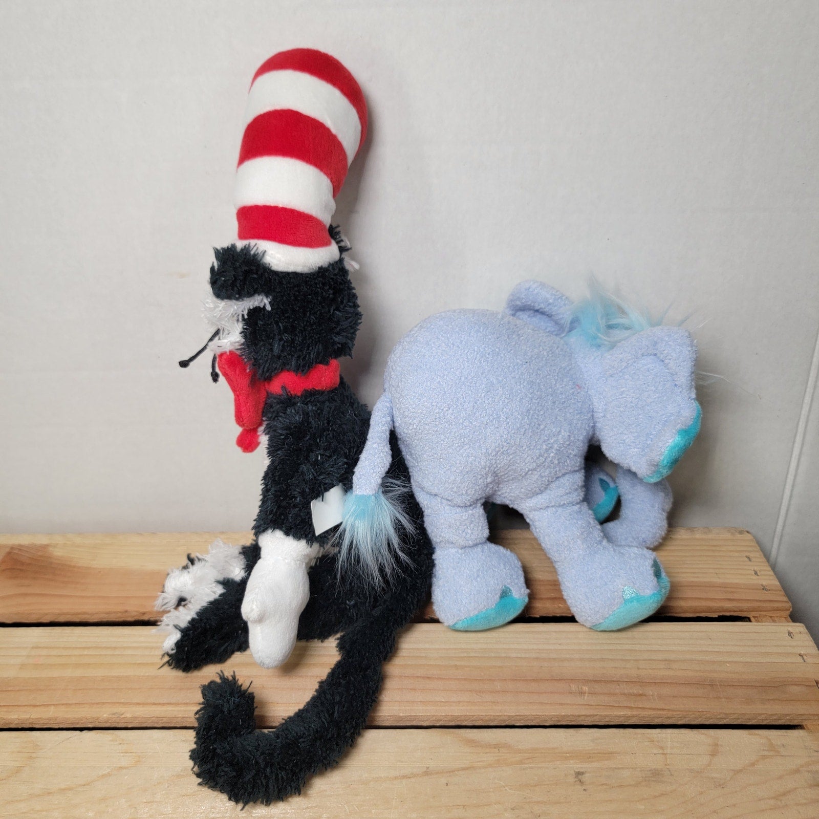 Set of 2 Dr. Seuss Plush Toys: Cat In The Hat & Horton