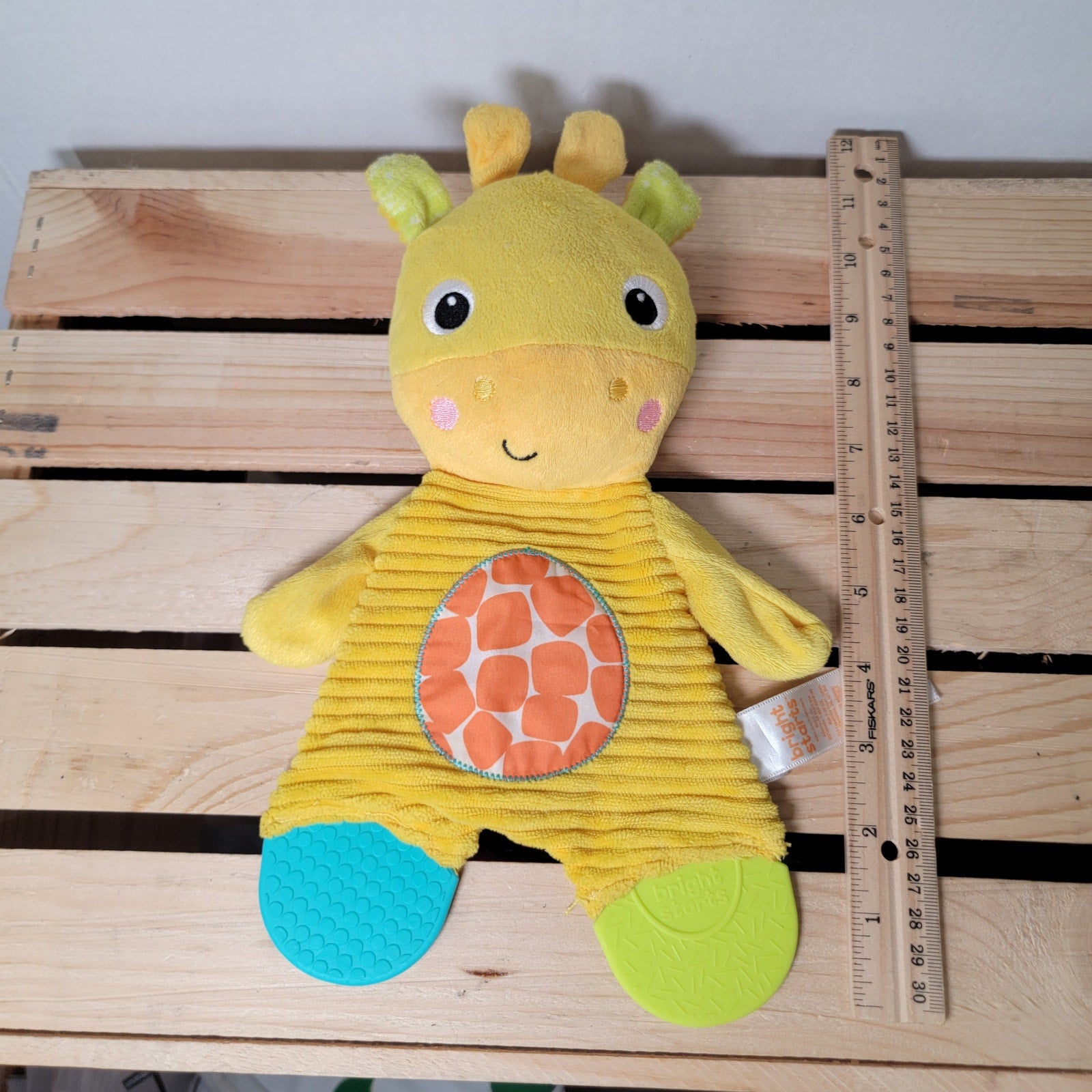 Bright Starts Infant Snuggle & Teethe Giraffe Plush Toy