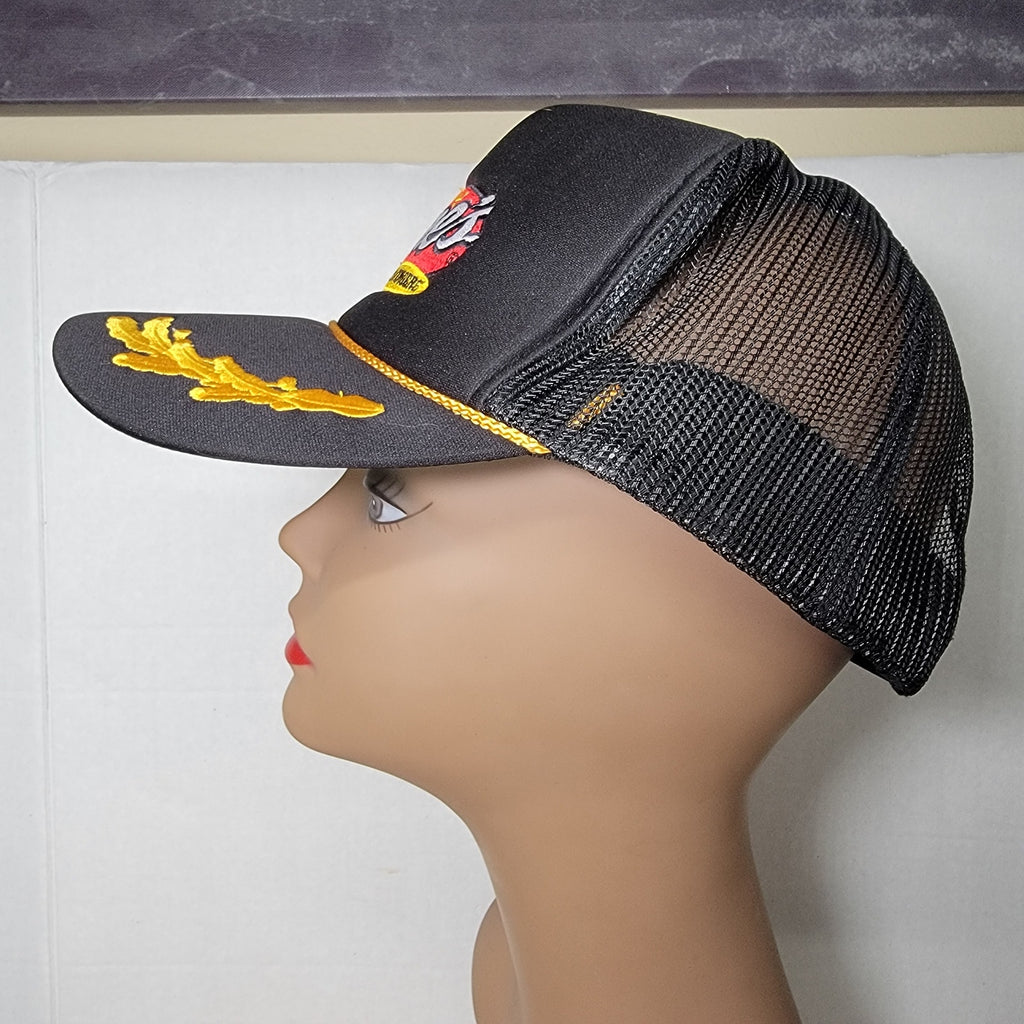 Raising Cains Black Snapback Trucker Hat