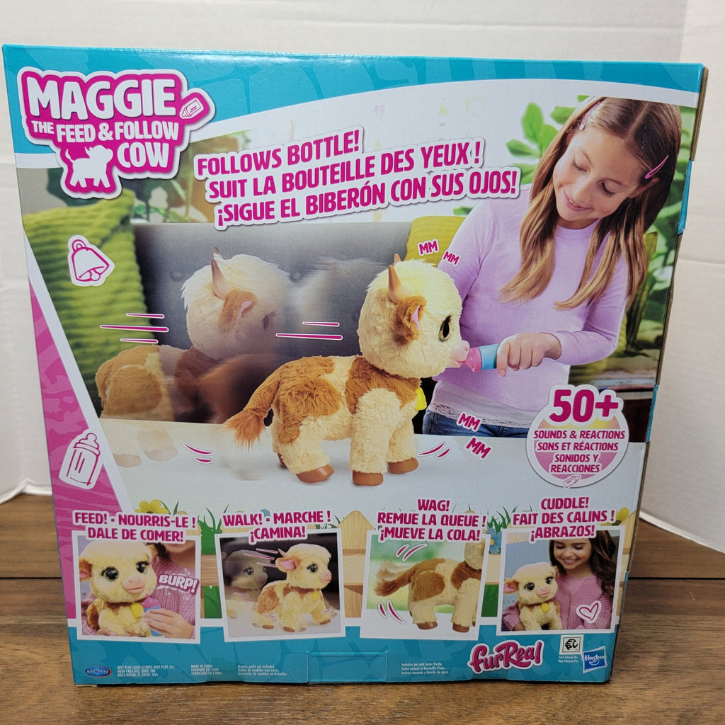 Fur Real Maggie The Feed & Follow Cow - NEW